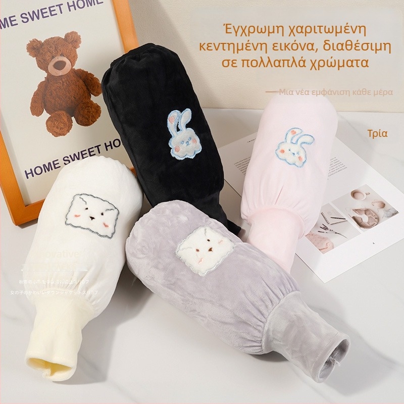 Unisex μανσέτες με ενσωματωμένα γάντια, 2-σε-1, για γραφή, ανθεκτικά στη φθορά και στους λεκέδες, για όλες τις εποχές.