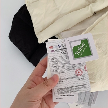 Παιδικό γιλέκο από πούπουλα, unisex, χειμερινό, χωρίς μανίκια, 95% λευκά πούπουλα πάπιων, εξωτερικό ύφασμα νάιλον, επένδυση πολυεστέρα, κορεατικού στυλ, κλείσιμο με ένα κουμπί