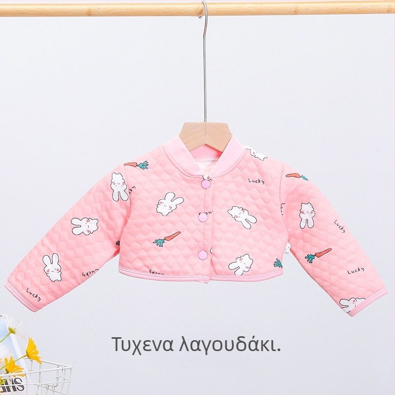 Παιδικό προστατευτικό ώμου από βαμβάκι, ζεστό παχυνμένο γιλέκο για νεογέννητα, φθινόπωρο-χειμώνας