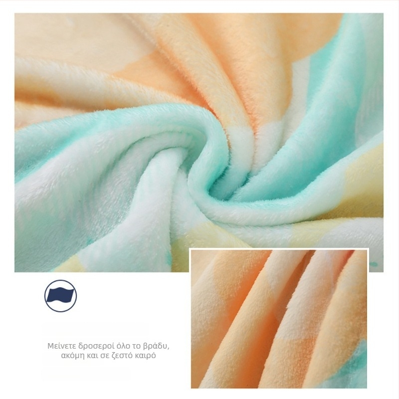 LZ κουβέρτα φλανέλ, Προσαρμοσμένη πολυεστερική 800–999 g, Μοντέρνο απλό σχέδιο, Για όλες τις εποχές