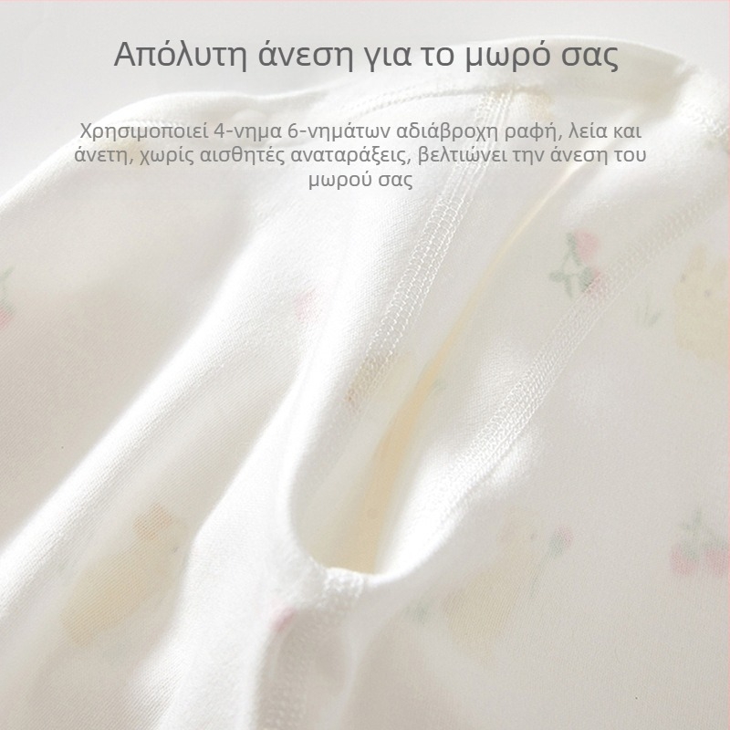 Βρεφικό τοπ από βαμβάκι σε στυλ μοναχού, κατάλληλο για άνοιξη και φθινόπωρο, με στρογγυλό λαιμό, χωρίς κουκούλα