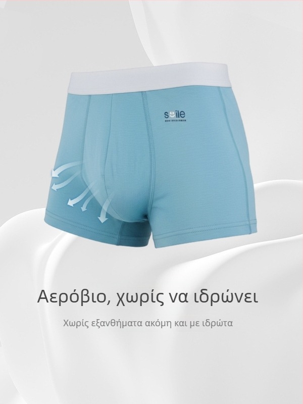Boxer briefs για αγόρια, 95% βαμβάκι, αντιβακτηριακά, επίπεδες ραφές, τέσσερις εποχές, για αγόρια από 8 ετών.
