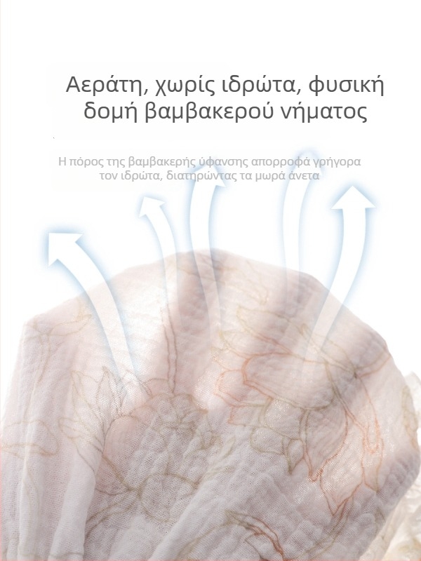 Βρεφικά παντελόνια εκπαίδευσης από γάζα – αντιβακτηριακά, διαπνέοντα, ασφάλεια Κατηγορίας A, για βρέφη και μικρά παιδιά (0–3 ετών)