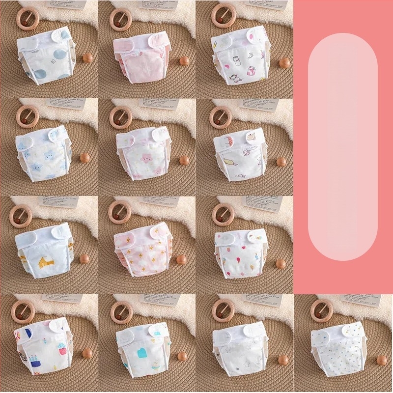 Παντελόνια εκπαίδευσης για βρέφη Κατηγορία Α – Αδιάβροχη γάζα, Πλένονται, Προστασία από διαρροές στα πλάγια, Για ηλικίες 0–6 μ., 6–12 μ., 1–3 ετών; 15 kg+