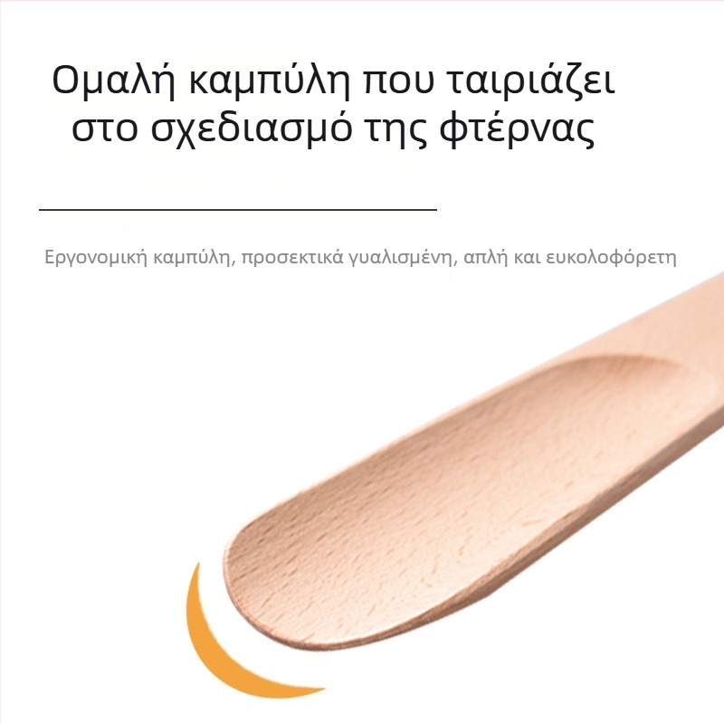 Ξύλινο shoehorn, σχέδιο φιγούρας, καθημερινό casual, μοντέλο XB-2630, κατάλληλο για όλες τις εποχές