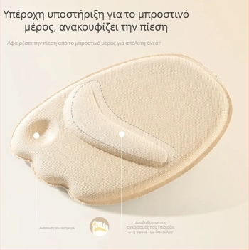 Πάτοι μπροστινής περιοχής γόβας με πάτο μνήμης – αντιολισθητικά, ανακούφιση πόνου