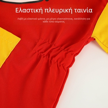 Παιδικό αδιάβροχο ολόσωμο ρούχο με μακριά μανίκια, σχέδιο κινουμένων σχεδίων, 100% πολυεστέρας, μάρκα Anbei Child, ασφαλείας τάξη A