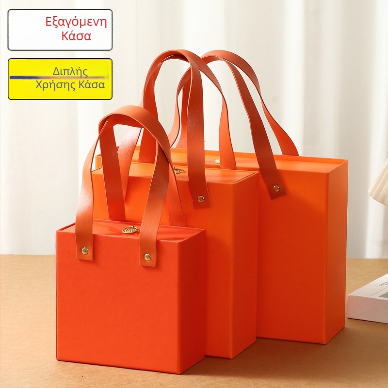 Κουτί δώρου για μωρά από χαρτί, Νέο Κινεζικό Στυλ, χειροποίητο με εκτυπωμένο λογότυπο