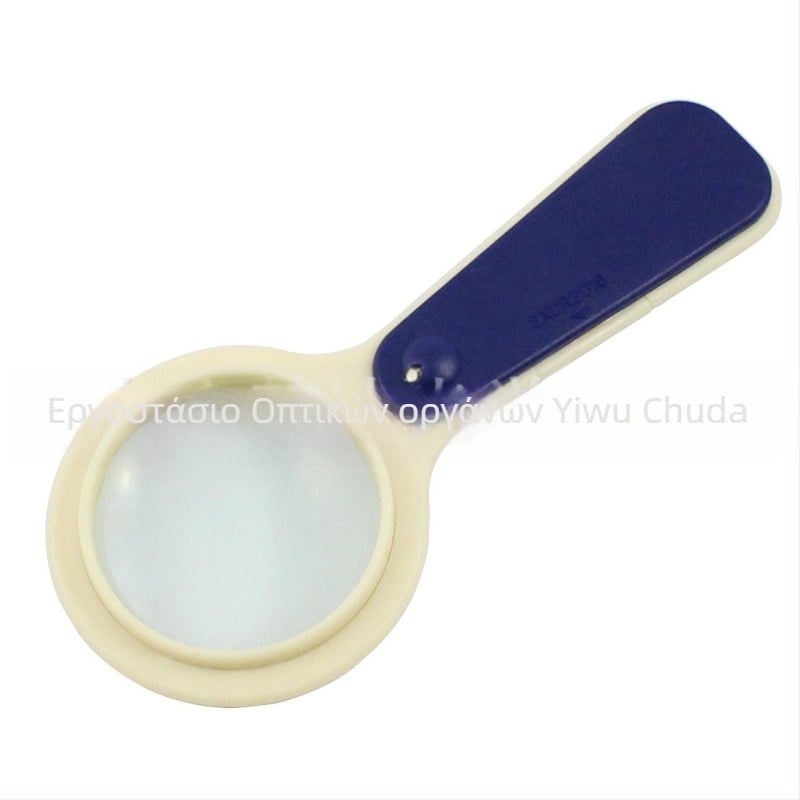 Chuda φορητός μεγεθυντικός φακός με LED φως και πυξίδα, φακός ανάγνωσης για διδασκαλία φυσικής