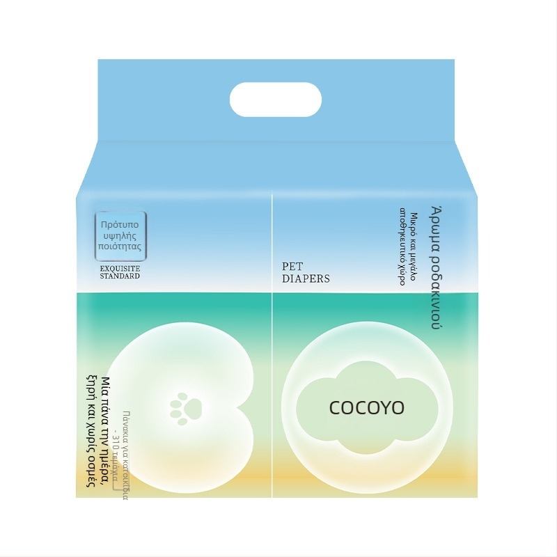 COCOYO Claw Πανές για σκύλους με απορρόφηση ούρων – Αποσμητικό και Αντι-Διαρροή, 10 τεμάχια ανά συσκευασία, 3S μαλακό μη υφασμένο ύφασμα