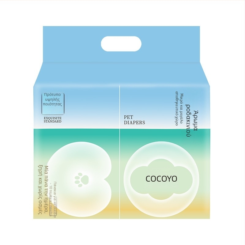 COCOYO Claw Πανές για σκύλους με απορρόφηση ούρων – Αποσμητικό και Αντι-Διαρροή, 10 τεμάχια ανά συσκευασία, 3S μαλακό μη υφασμένο ύφασμα