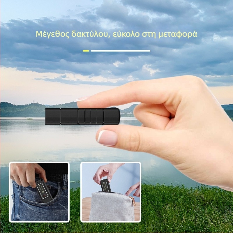 Φωτιστικό LED για κάμπινγκ και εργασία με φόρτιση Type-C, χειροκίνητη τροφοδοσία, 20W, ενσωματωμένη μπαταρία πολυμερούς, εμβέλεια άνω των 500 μ