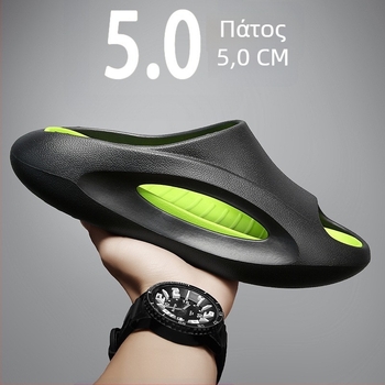 Ανδρικά σανδάλια με αντιολισθητική παχιά σόλα, άνω μέρος EVA και EVA σόλα, τεχνολογία έγχυσης