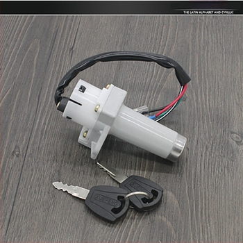 Σετ Mojielong WY125 για μοτοσικλέτα: ηλεκτρική κλειδαριά πόρτας, διακόπτης κλειδιού και κλείδωμα καπακιού ρεζερβουάρ