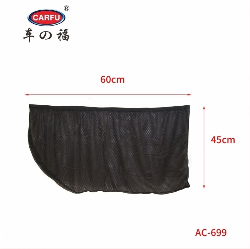 Δίχτυ ηλιοπροστασίας για πλευρικό παράθυρο αυτοκινήτου – Διαπνέον, Αντικουνουπικό, Με κλιπ τοποθέτησης