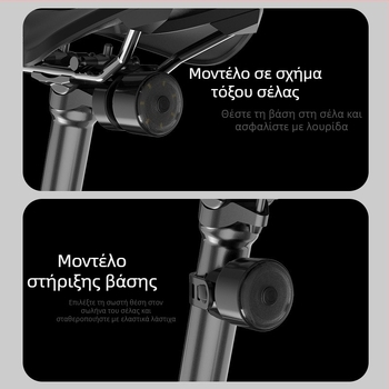 LED φανάρι ουράς ποδηλάτου με αισθητήρα, 2W, 300mAh, εμβέλεια έως 50 μ, προσαρμοσμένο λογότυπο