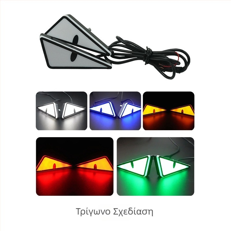 Φανοί LED για μοτοσικλέτα – 12V, 12W, 1200 lm, IP60, Μοντέλο Imp Eyes