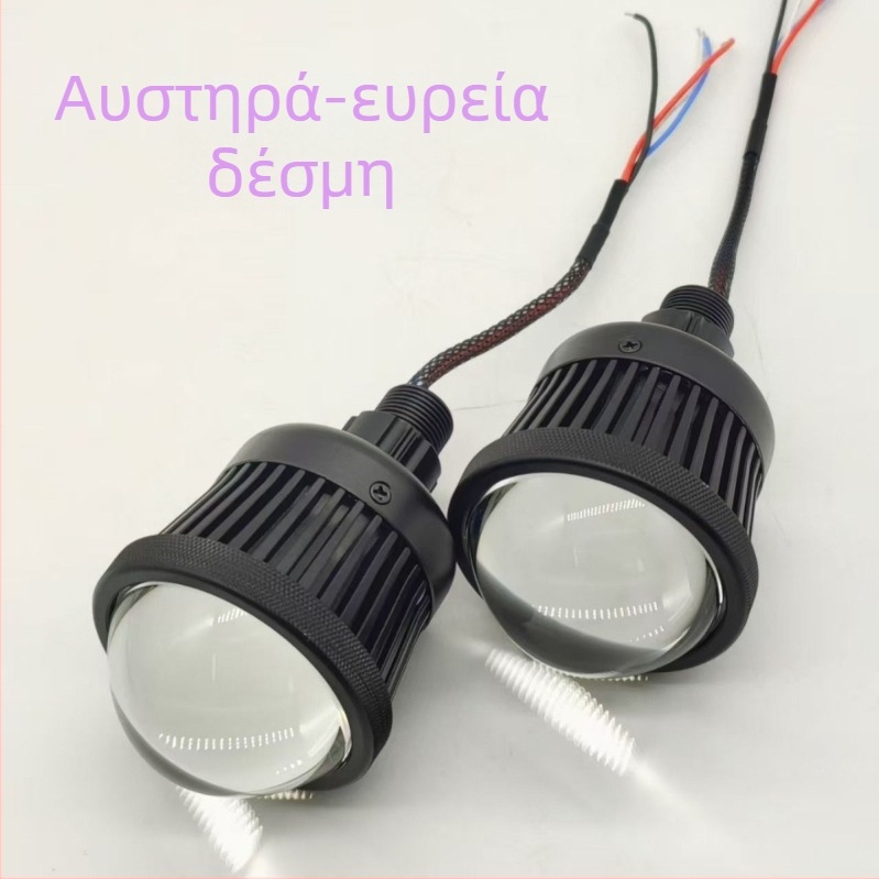 Κάνων LED προβολέα υψηλής δέσμης με LED φακό, αλουμινένιο κράμα, 12–24V, 38W, διάρκεια ζωής 50.000 ωρών