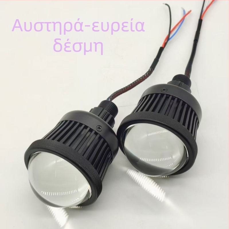 Κάνων LED προβολέα υψηλής δέσμης με LED φακό, αλουμινένιο κράμα, 12–24V, 38W, διάρκεια ζωής 50.000 ωρών