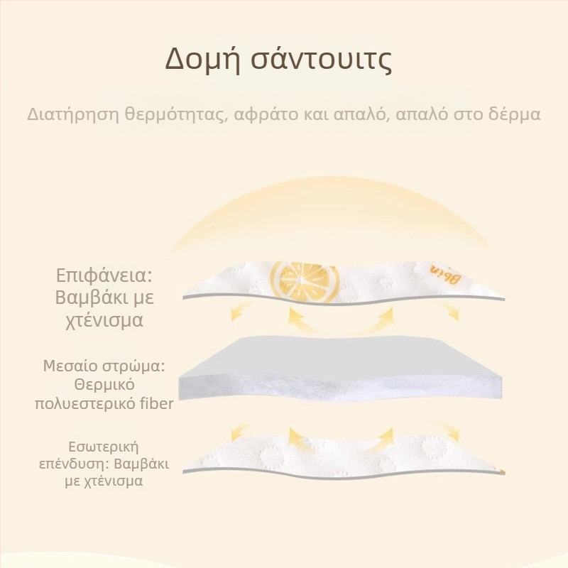 Νεογέννητο quilted τοπ με μισό-πίσω σχέδιο για χειμώνα, χωρίς κουκούλα, 100% βαμβάκι, στρογγυλός λαιμός