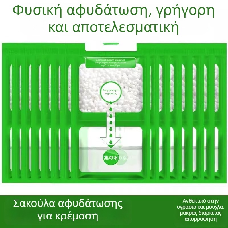 Κρεμαστό σακουλάκι αποξηραντικού για ντουλάπα και δωμάτιο — ξήρανση και απομάκρυνση υγρασίας, απορρόφηση υγρασίας, χωρίς άρωμα, προέλευση Zhejiang