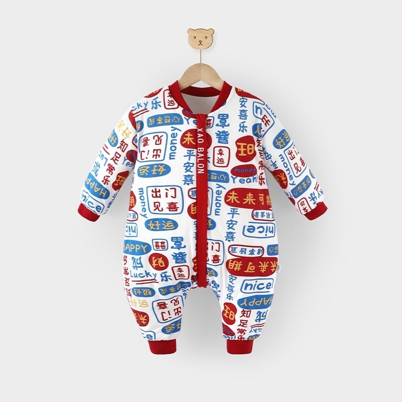 Βρεφικός υπνόσακος – παχύτερη μόνωση, εξωτερικό βαμβακερό ύφασμα, επένδυση πολυεστέρα, μεταλλικό φερμουάρ, μοτίβο με κινούμενο σχέδιο, κατάλληλος για χειμώνα, άνοιξη και φθινόπωρο, λειτουργία σταθερής θερμοκρασίας, για ηλικία 1–3 ετών