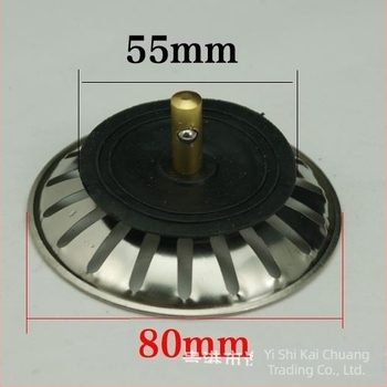 Στραγγιστήρας νεροχύτη SCP01 – ανοξείδωτο ατσάλι + ABS, 160 g, μοντέρνα απλότητα