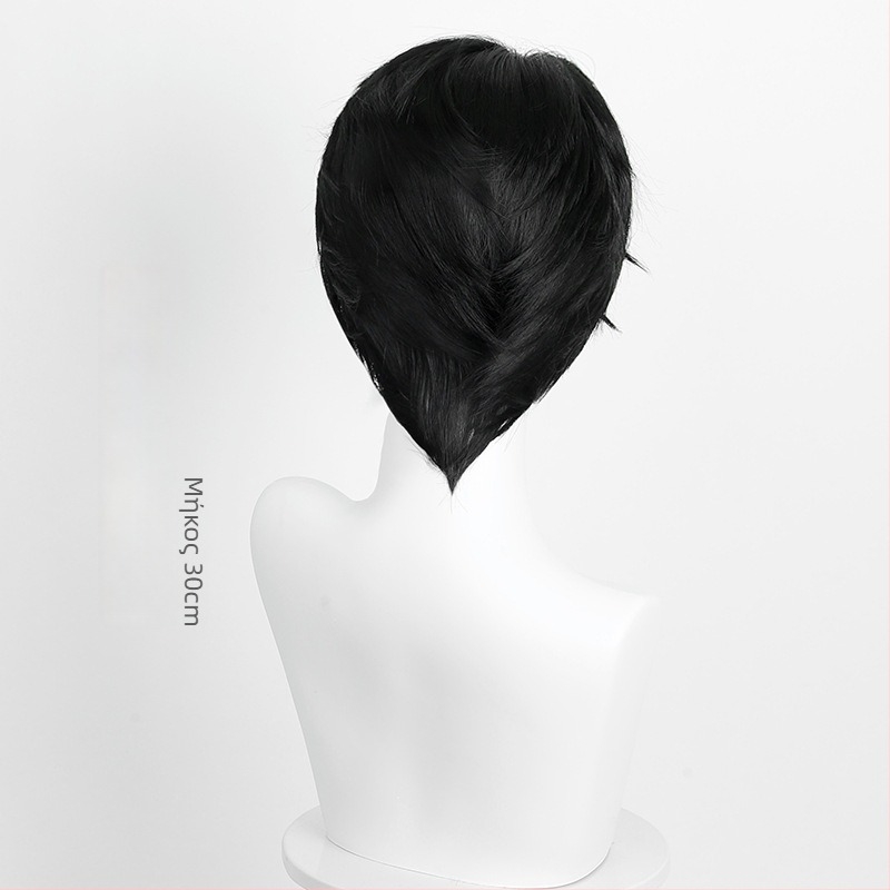 Qin Yu cosplay περούκα D745, ύφασμα υψηλής θερμοκρασίας από μετάξι, μηχανοποιημένη επεξεργασία, στυλ cosplay