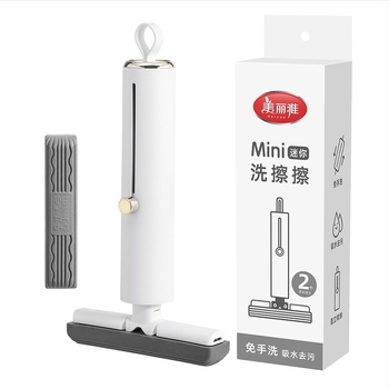 Σφουγγαρίστρα από πλαστικές ίνες βαμβακιού, πτυσσόμενη, 0,28 kg, κατάλληλη για κουζίνα και μπάνιο