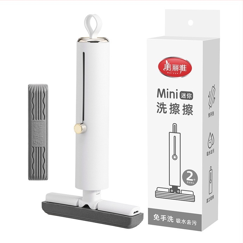 Σφουγγαρίστρα από πλαστικές ίνες βαμβακιού, πτυσσόμενη, 0,28 kg, κατάλληλη για κουζίνα και μπάνιο