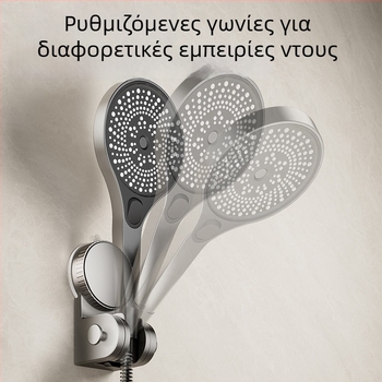 Στήριγμα ντους με βεντούζα — τοίχο, χωρίς διάτρηση, ABS υλικό, κινητό ράφι μπάνιου