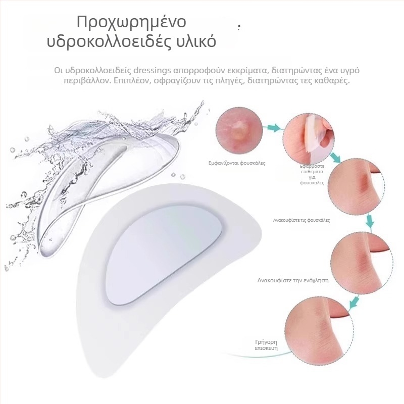 Επίθεμα φθοράς για παπούτσια, στρογγυλό μοντέλο, συμβατό με sneakers, δερμάτινα παπούτσια, σάνδαλα και casual, καθημερινή χρήση