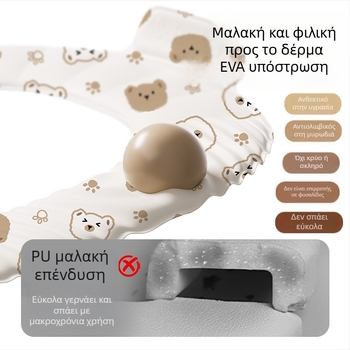 Παιδική θέση λεκάνης με βραχίονες για κανονική λεκάνη, PP υλικό, κατάλληλη για ηλικίες 0–6 μηνών, 6–12 μηνών, 1–3 ετών και 3–6 ετών