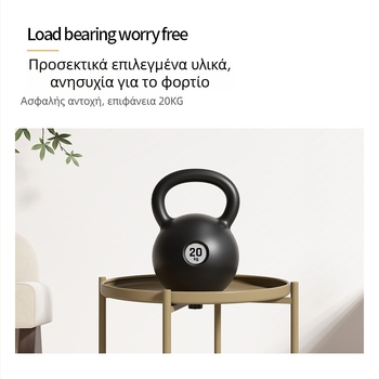 Πλευρικό τραπεζάκι καναπέ, στρογγυλή επιφάνεια από τέχνη σιδήρου, μεταλλική κατασκευή, χώρος αποθήκευσης, πτυσσόμενο