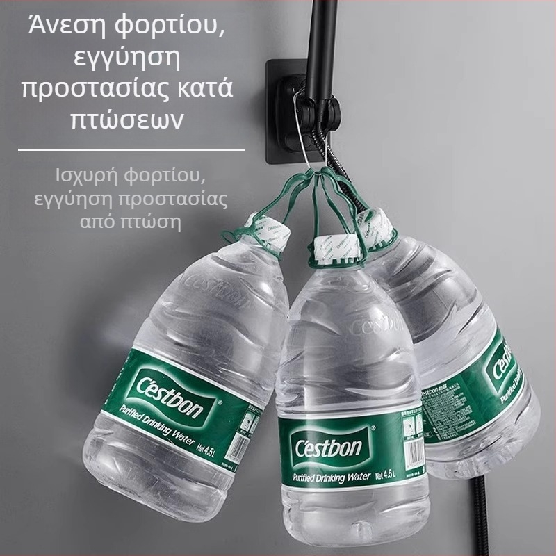 Κράτημα κεφαλής ντους χωρίς διάτρηση, τοίχου με αναρρόφηση, ABS υλικό, μοντέρνο μινιμαλιστικό στυλ, μονοεπίπεδη ραφιέρα μπάνιου