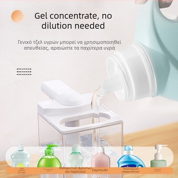 Αυτόματος ανιχνευτής δοσομετρητής σαπουνιού για πιάτα – Τοίχος, Πλαστικό, Κατασκευή με έγχυση, Λειτουργία αισθητήρα, μάρκα Lycra xi sound