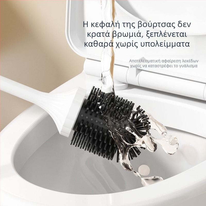 Ηλεκτρική βούρτσα τουαλέτας με βάση τοίχου, μοντέλο MZ-008, μηχανική λειτουργία, επαναφορτιζόμενη μέσω USB, χωρίς χρονοδιακόπτη