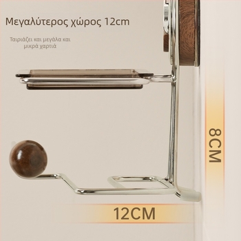 Θήκη ρολλού χαρτιού μπάνιου, τοίχου, χωρίς τρύπες με αναρρόφηση, πλαστική, πολλαπλών χρήσεων