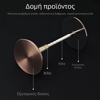 Κάλυμμα οπής πόρτας από ανοξείδωτο ατσάλι – κατάλληλο για πόρτες με προστασία κατά του κλοπή και για ξύλινες πόρτες, βάρος 0,4, μοντέρνος μινιμαλιστικός σχεδιασμός, μοντέλο: κάλυμμα οπής πόρτας