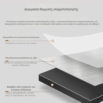 Πίνακες τοίχου από PVC για εσωτερικούς χώρους, πάχος 5mm/8mm, μοντέρνο μινιμαλιστικό στυλ, επένδυση bamboo charcoal wood-metal και πλάκες carbon crystal