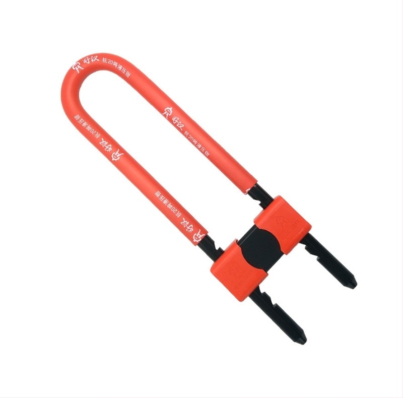 Good man κλειδαριά U-σχήματος για συρόμενες και γυάλινες πόρτες; σώμα από σύνθετο ατσάλι; μοντέρνο μινιμαλιστικό στυλ