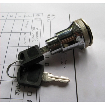 Κλειδαριά γυάλινης συρόμενης πόρτας, Push-To-Open, κλειδαριά για εκθετήρια και κοσμηματοπωλεία, μοντέλο 231, κράμα ψευδάργύρου