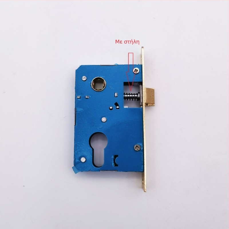 Κύριο σώμα κλειδαριάς για ξύλινη πόρτα με χειρολαβή – χαλκού σώμα, 158 γρ, μοντέρνος σχεδιασμός, HX