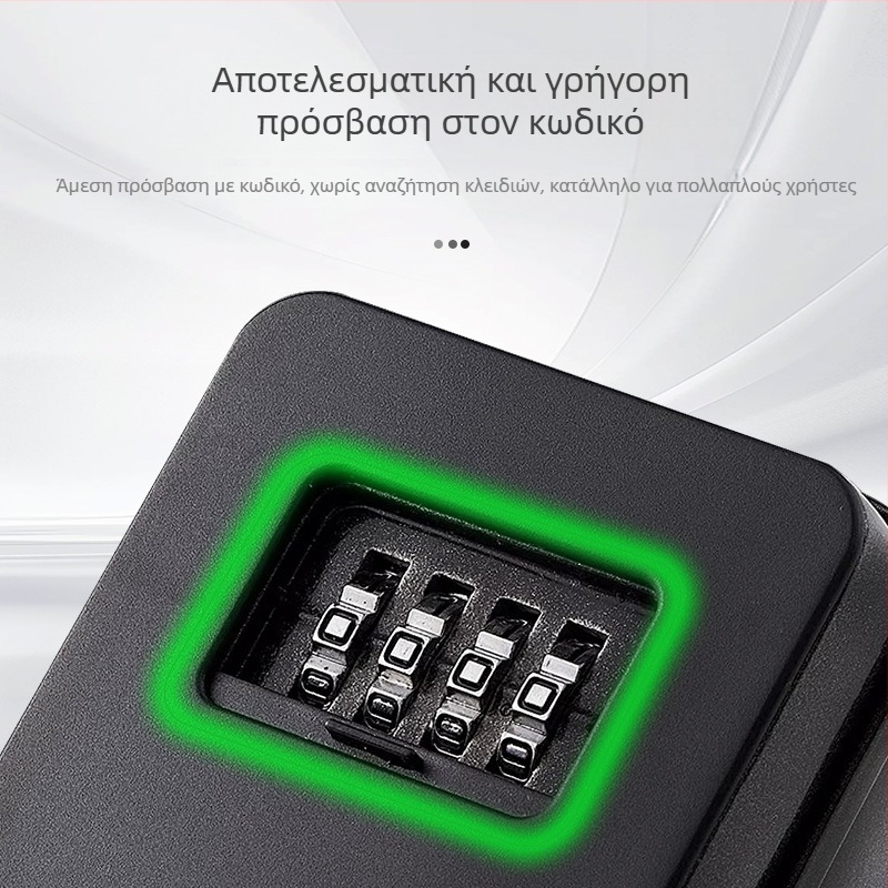 Μεταλλικό ασφαλές κιβώτιο κλειδιών με κωδικό – Μοντέλο 911, Car King; κατάλληλο για εργοτάξια, ξενώνες και αυλές (Μοντέλο: 911; Υλικό: Μέταλλο; Μάρκα: Car King; Τύπος: Κωδικό κλείδωμα; Πεδίο εφαρμογής: εργοτάξια, ξενώνες, αυλές)