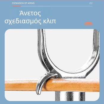 Τελεσκοπική ράγα στεγνώματος ρούχων για κοιτώνες και μπαλκόνι, PP + κράμα αλουμινίου, κυκλοφορία 2025, χωρίς μάρκα