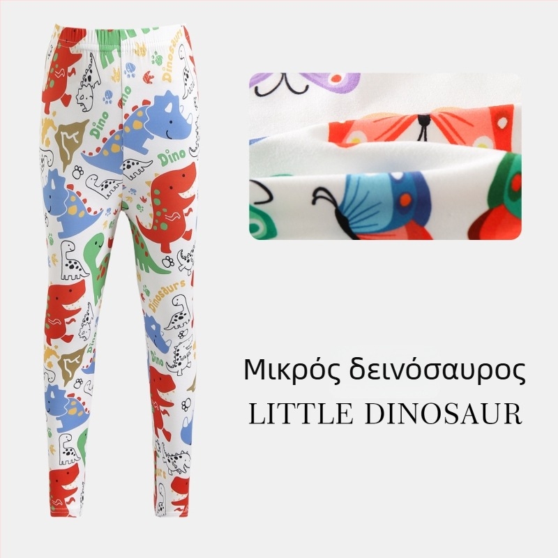 Κοριτσίστικα Cropped παντελόνια για καλοκαίρι: ελαφριά, αναπνεύσιμα, πολυεστέρας, χαμηλή μέση με ελαστικό, για κορίτσια 3–8 ετών