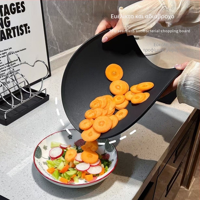 Rain Billion Δ-τύπου διπλής όψης σανίδα κοπής, κατάλληλη για τρόφιμα, αντιβακτηριακή, αντιμυκητιακή