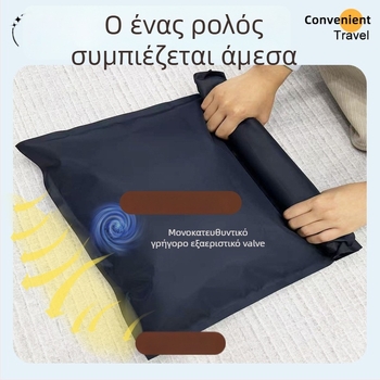 Handroll Bag – Oxford PE υλικό, συμπίεση roll-up, συσκευασία 150/130/110