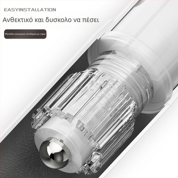 Τελεσκοπική ράγα στέγνωσης ρούχων χωρίς διάτρηση — ανοξείδωτο ατσάλι, στήριξη για ντουλάπα και κουρτίνα, μοντέρνο μινιμαλιστικό στυλ, Yijiale