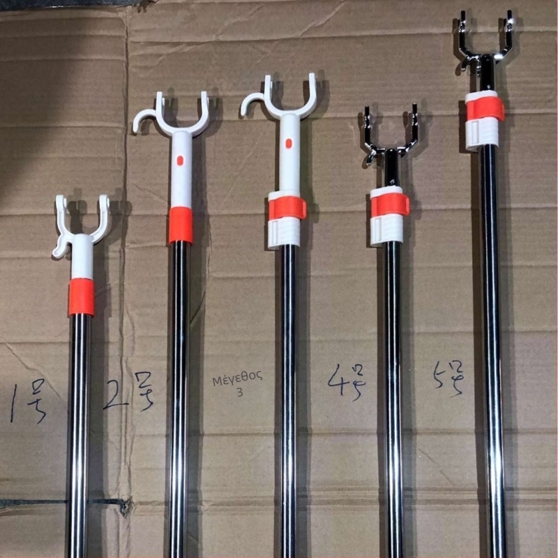 Maya Ελαφριά Πολυτελής Αναδιπλούμενη Ράβδος Στέγνωσης Ρούχων από Ανοξείδωτο Ατσάλι για Μπαλκόνι